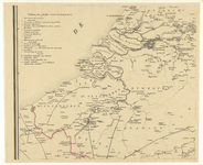 215057 Archeologische kaart van het zuidwestelijke deel van Nederland en een deel van België, met aanwijzing van de ...